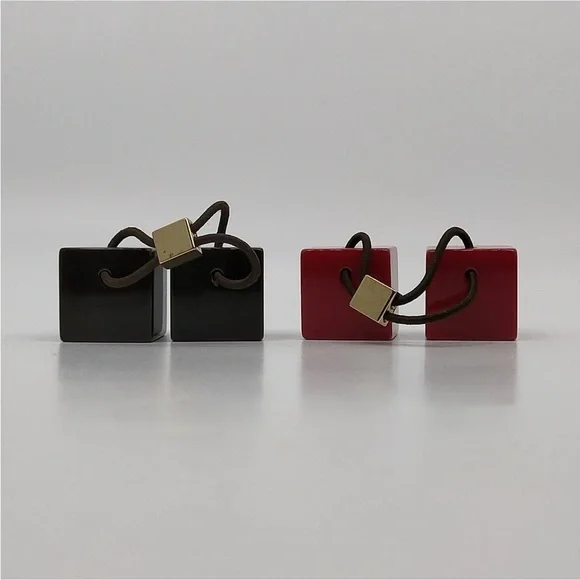 Louis Vuitton Monogram Ponytail Holders (RARE) one Black  display picture 1